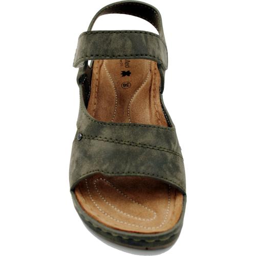 Ανατομικό Γυναικείο Πέδιλο - Χακί | Steps Med 11