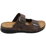 Ανατομική Ανδρική Παντόφλα - Καφέ | Steps Med 183