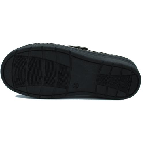 Ανατομική Γυναικεία Παντόφλα Γκρι - Με Αυτοκόλλητο | Lazar&Luca 22-181