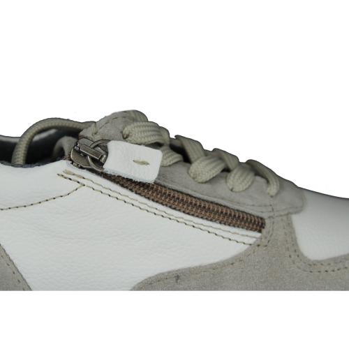 Ανατομικό Γυναικείο Παπούτσι Με Κορδόνι και Φερμουάρ - Μπεζ 6525