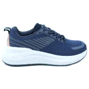  Ανατομικό Αθλητικό Γυναικείο Παπούτσι με Κορδόνια - Μπλε 3112