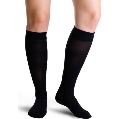 Κάλτσες Διαβαθμισμένης Συμπίεσης Κάτω Γόνατος Μαύρο ( Ζεύγος ) | Varisan Top cc2 | Normale Ανοιχτά Δάχτυλα