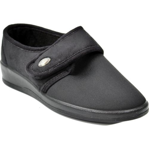 Ανατομικό Χειμερινό Παντόφλα Κλειστή Μαύρη - 6524