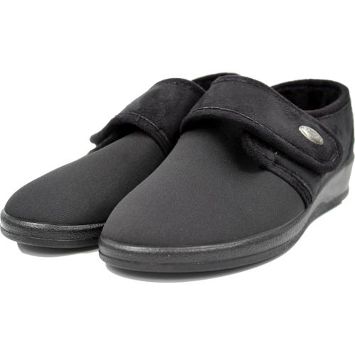 Ανατομικό Χειμερινό Παντόφλα Κλειστή Μαύρη - 6524