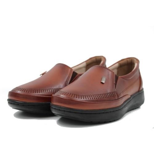  Ανατομικό Γυναικείο Παπούτσι Δερμάτινο - Καφέ 2322