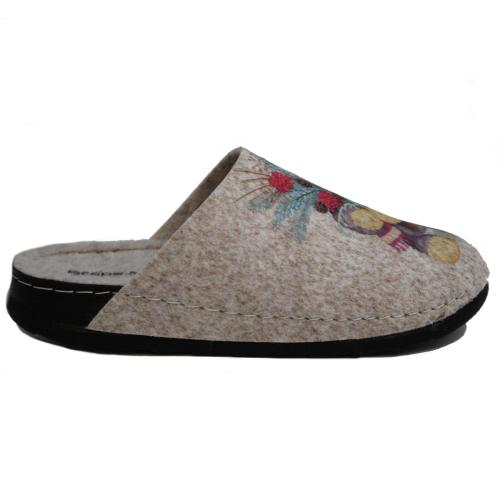 Ανατομική Γυναικεία Παντόφλα Με Σχέδιο - Αρκούδα 2363