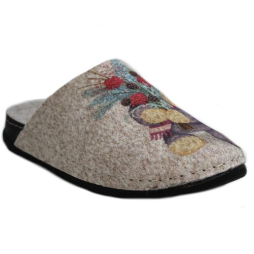 Ανατομική Γυναικεία Παντόφλα Με Σχέδιο - Αρκούδα 2363