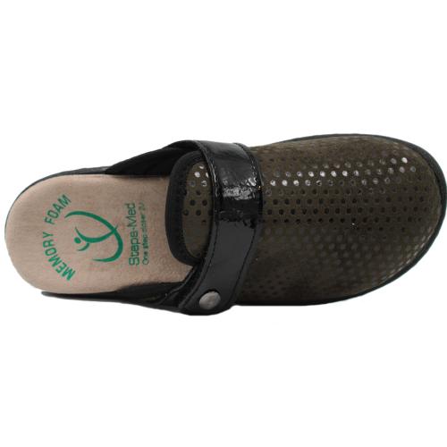 Ανατομική Γυναικεία Παντόφλα με Memory Foam - Σκούρο Πράσινο 2374