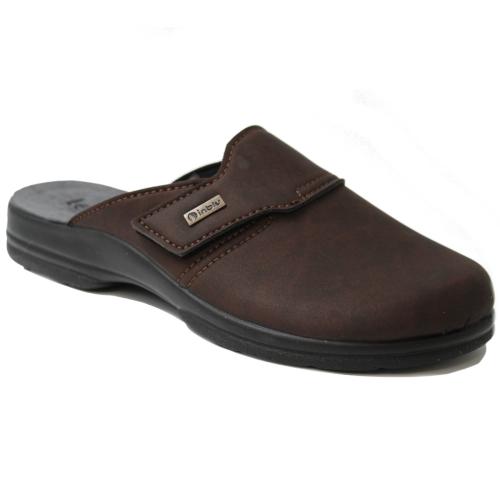 Ανατομική Ανδρική Χειμερινή Παντόφλα - Σκούρο Καφέ