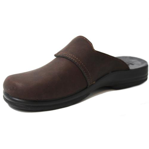 Ανατομική Ανδρική Χειμερινή Παντόφλα - Σκούρο Καφέ