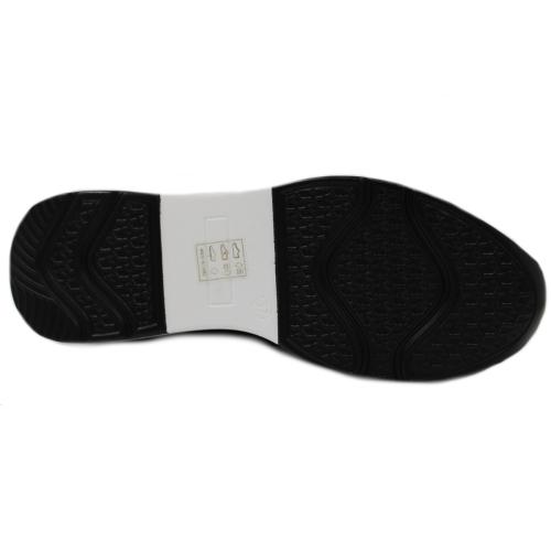 Ανατομικό Γυναικείο Παπούτσι Με Κορδόνι και Φερμουάρ - Μαύρο 6549