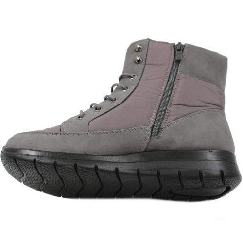 Ανατομικό Αδιάβροχο Μποτάκι Υφασμάτινο με Κορδόνια - Γκρι 462