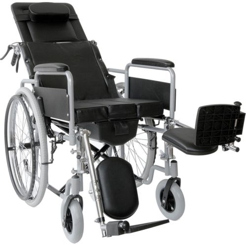 Αναπηρικό Αμαξίδιο με Ανακλινούμενη Πλάτη με Δοχείο | 09-2-138
