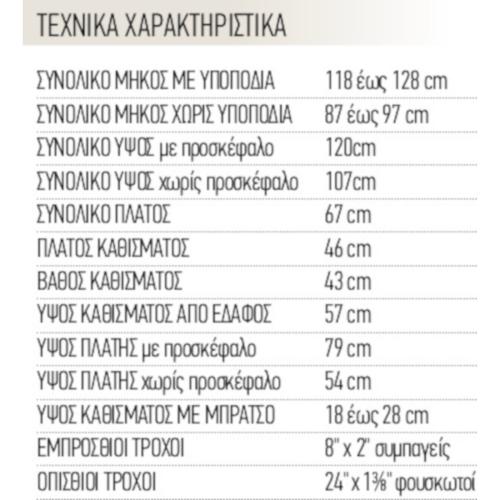 Αναπηρικό Αμαξίδιο Ειδικού Τύπου «Self Propelled» |  09-2-028