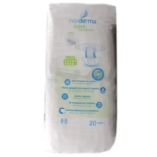 &Pi;ά&nu;&alpha; &Alpha;&kappa;&rho;ά&tau;&epsilon;&iota;&alpha;&sigmaf; &Epsilon;&nu;&eta;&lambda;ί&kappa;&omega;&nu; Nexderma Super Premium- XLarge(20&tau;&mu;&chi;.)