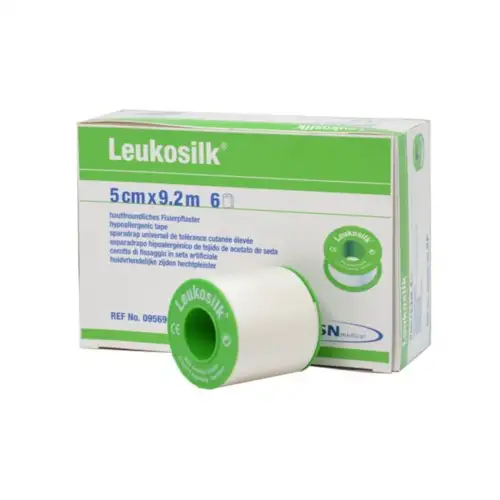 LEUKOSILK 5x9,2 cm