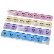 Εβδομαδιαία Θήκη Χαπιών Έγχρωμη | GIMA