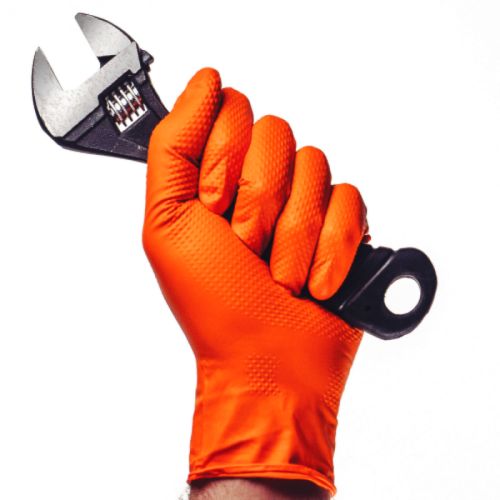 Γάντια Νιτριλίου Πορτοκαλί - AURELIA IGNITE - Medium