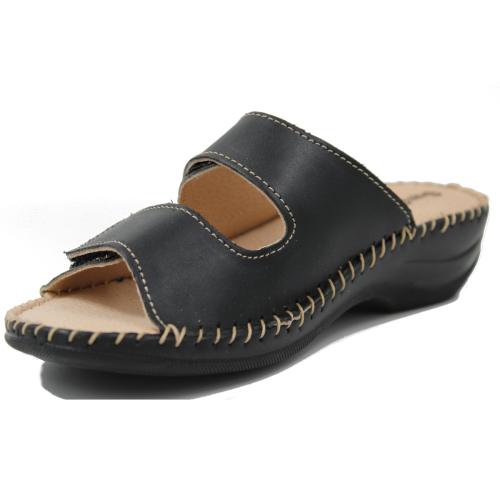 Ανατομική Γυναικεία Παντόφλα Μαύρη- 2021