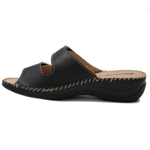 Ανατομική Γυναικεία Παντόφλα Μαύρη- 2021