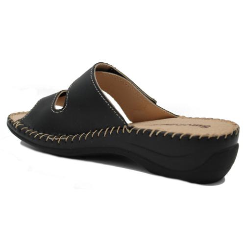 Ανατομική Γυναικεία Παντόφλα Μαύρη- 2021