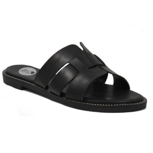 Ανατομική Γυναικεία Παντόφλα Μαύρη- 2571