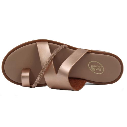 Ανατομικό Γυναικείο Σανδάλι Χρυσό- 2596