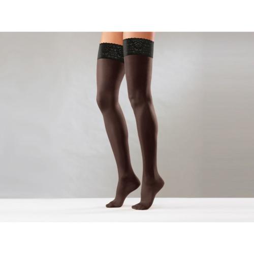 Κάλτσα Διαβαθμισμένης Συμπίεσης Ριζομηρίου Σιλικόνης - Μαύρο