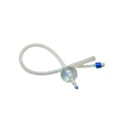 Ουροκαθετήρες Folley Σιλικόνης 2-Αυλών (2-Way) - 40cm | No14 (Πράσινος)