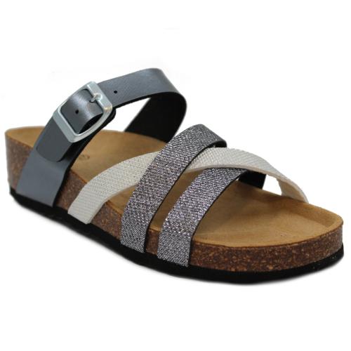 Ανατομικό Γυναικείο Σανδάλι - Ανθρακί 2402