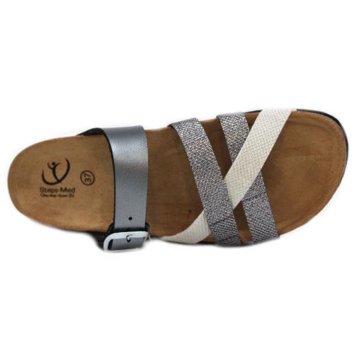 Ανατομικό Γυναικείο Σανδάλι - Ανθρακί 2402