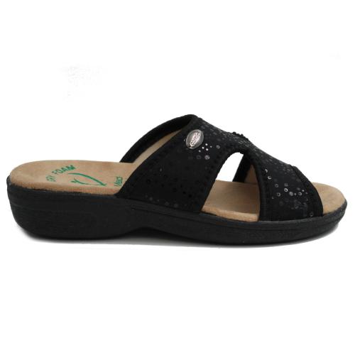 Ανατομική Γυναικεία Παντόφλα Μαύρη- 2475