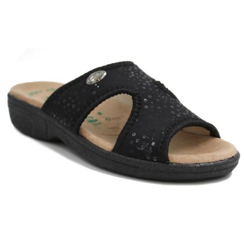 Ανατομική Γυναικεία Παντόφλα Μαύρη- 2475