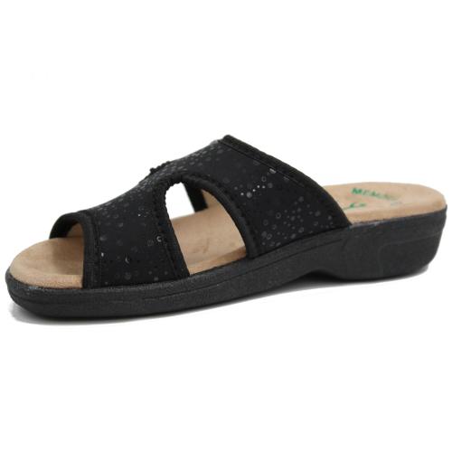 Ανατομική Γυναικεία Παντόφλα Μαύρη- 2475