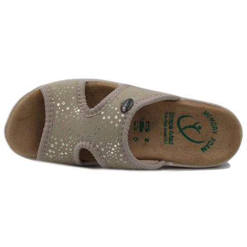 Ανατομική Γυναικεία Παντόφλα Μπεζ- 2475