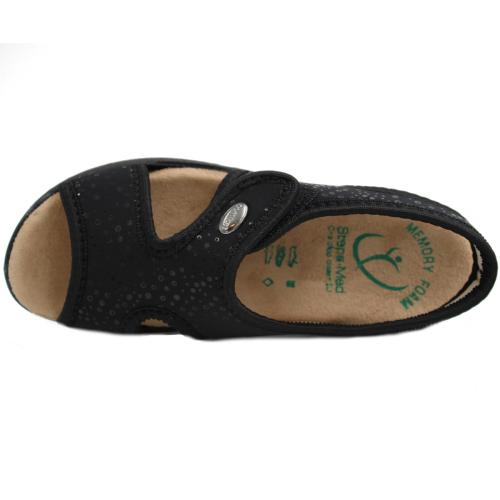 Ανατομικό Γυναικείο Πέδιλο  - Μαύρο 2476