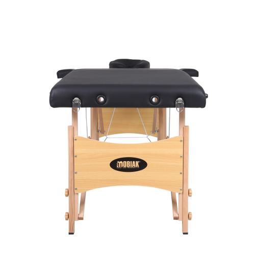 Εξεταστικό Κρεβάτι - Ξύλινο Πτυσσόμενο |  Μαύρο (Πλάτος 60cm)