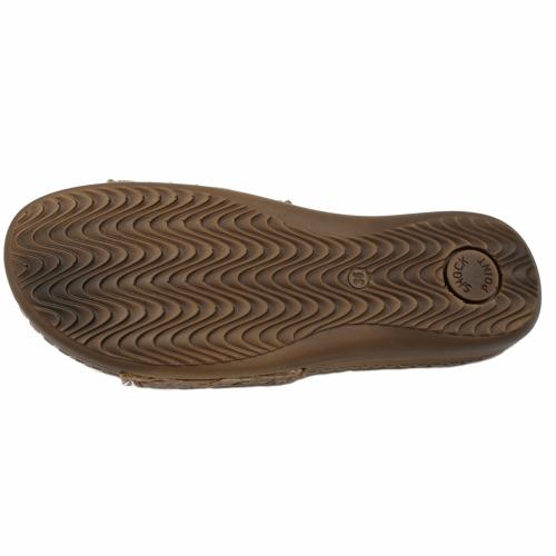 Ανατομικό Γυναικείο Σανδάλι Με Δερμάτινο Πέλμα | Μπρονζέ 1098