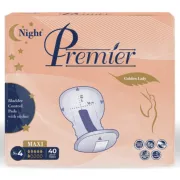 Σερβιέτες Ακράτειας Premier Golden Night (40 τμχ)