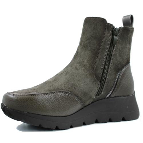 Ανατομικό Γυναικείο Μποτάκι Καστόρ με Λάστιχο  - Χακί 497