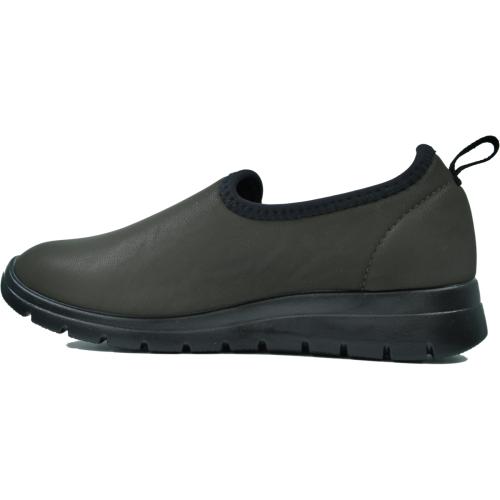  Ανατομικό Παπούτσι Χωρίς Κορδόνια - Λαδί 11913