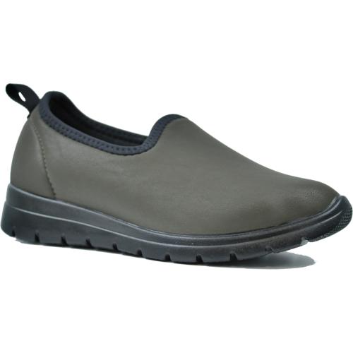  Ανατομικό Παπούτσι Χωρίς Κορδόνια - Λαδί 11913