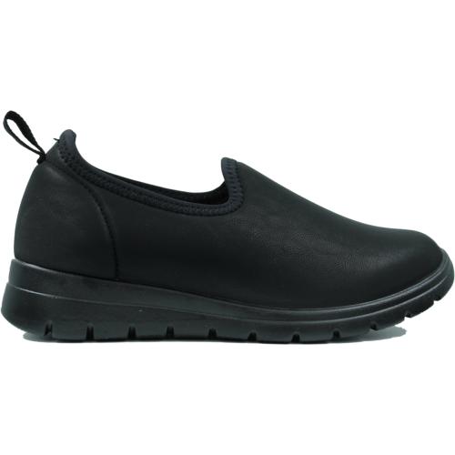  Ανατομικό Παπούτσι Χωρίς Κορδόνια - Μαύρο 11913