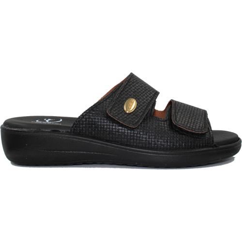 Ανατομική Γυναικεία Παντόφλα - Μαύρη 2565