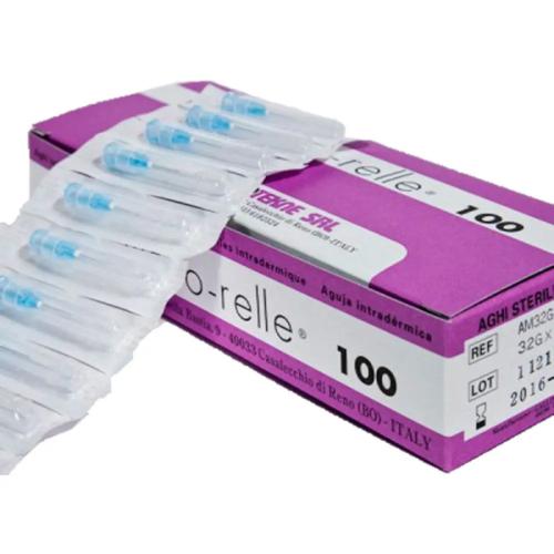 Βελόνα Μεσοθεραπείας Μπλε- 31G x 6mm (100 τμχ.)